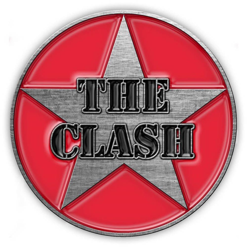 THE CLASH クラッシュ - MILITARY LOGO / バッジ - PGS